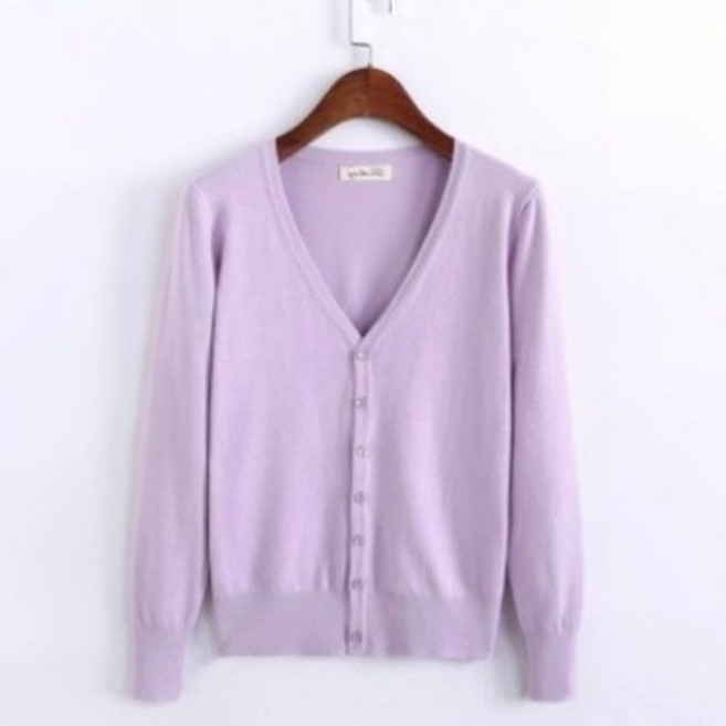 네모엔룩 여성용 팔레트 니트 가디건