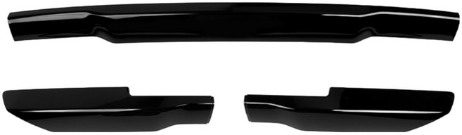 유투카 호환 스포티지 NQ5 페이스리프트 튜닝 용품 프론트 범퍼 하단 커버 블랙 몰딩 크롬 죽이기, 기타