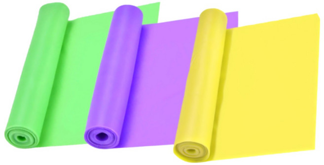 루미넬라 3종세트 슬림 스트래칭 라텍스 밴드 데일리 필라테스 요가밴드, 1세트, 옐로우+그린+퍼플