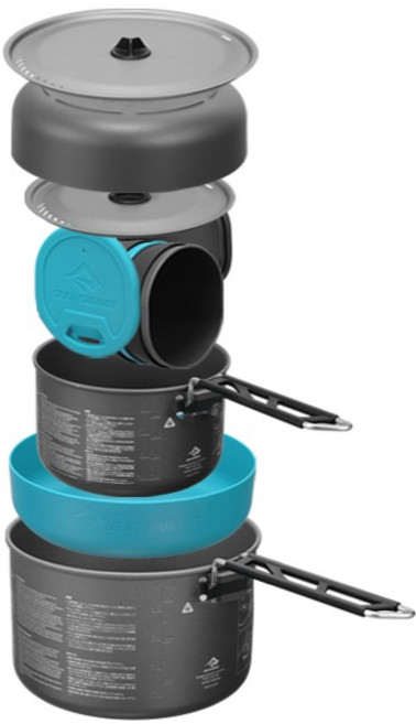 [텐잘남] SEATOSUMMIT 씨투써밋 알파 세트 2.2 코펠, 단품, 색상:free|사이즈:-