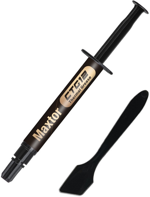 맥스터 CTG12 CPU/GPU 써멀구리스 풀패키지 18w/mk 고성능 써멀 컴파운드 (2g/4g), 1개, 그레이, CTG12 (2g)