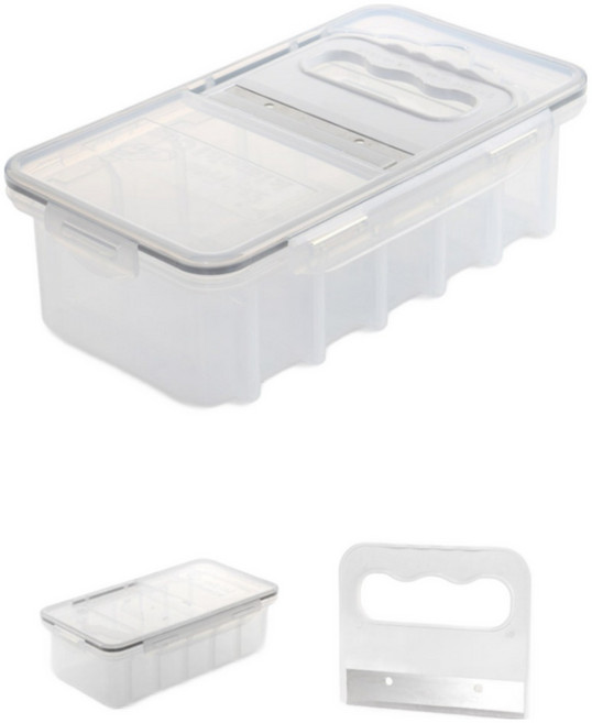 핸주지 김치자르미 국내생산 밀폐용기 컷팅기, 1개, 1700ml