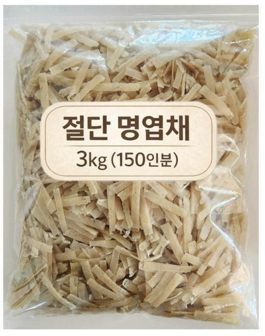 서울식품 절단명엽채 명태로 만든 국내가공 명엽채, 1개, 3kg