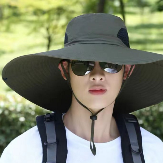 UPF50+ 챙넓은 자외선차단 사파리모자 넓은챙 등산 낚시 여름모자 남녀공용