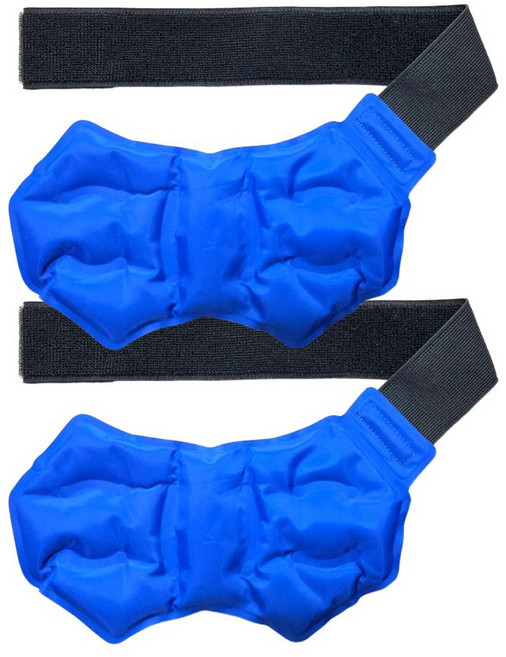 에브노 발목 손목 무릎 냉온 찜질팩 2개, 1세트