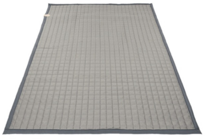 꼼지락 탄소 온열매트 12V 차박 캠핑 전기매트 더블좌우분리형 1200 2인용, 단품