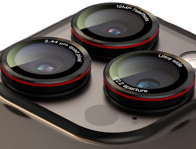 담니크 아이폰 카메라 고투과 메탈 프레임 강화필름 빛번짐 방지 보호필름, 1개