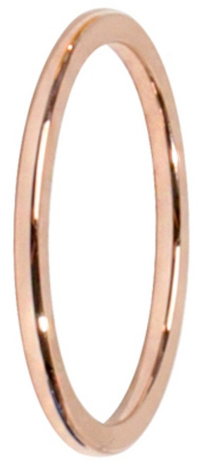 VARAM [1+1] 써지컬316L스틸 1mm 라운드 레이어드 실반지