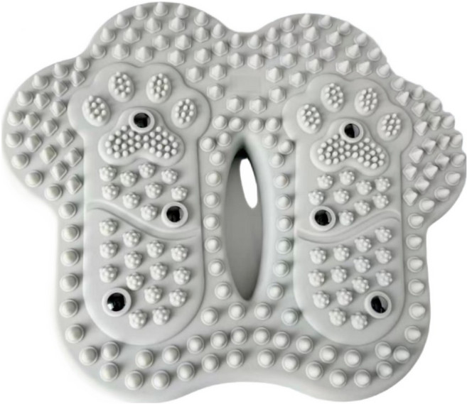 트렌디고 가정용 에어 지압 스텝퍼 혈지압 붓기 개선 스테퍼 홈트 실내 운동기구, 라이트그레이