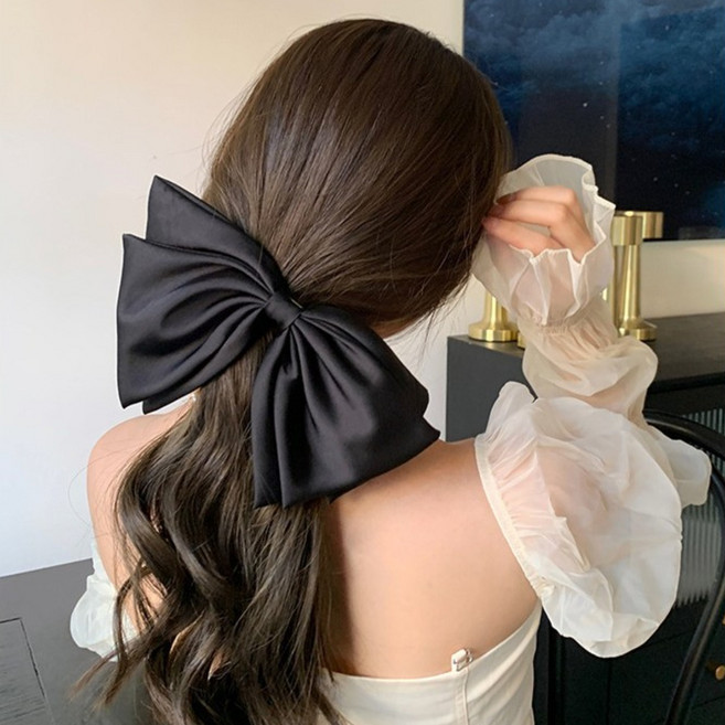 이플새라 플라이 초대형리본자동핀