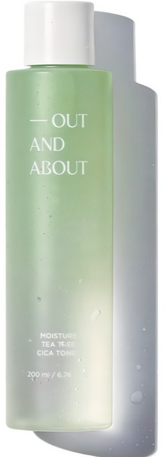 아웃앤어바웃 모이스처 티트리 시카 토너, 200ml, 1개