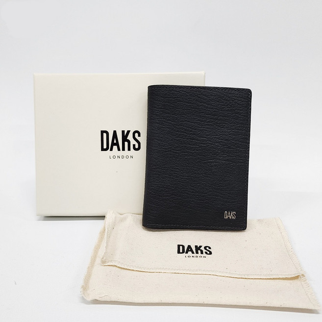 [백화점 신상정품 AS+선물포장] 닥스 로고장식 소가죽 중지갑