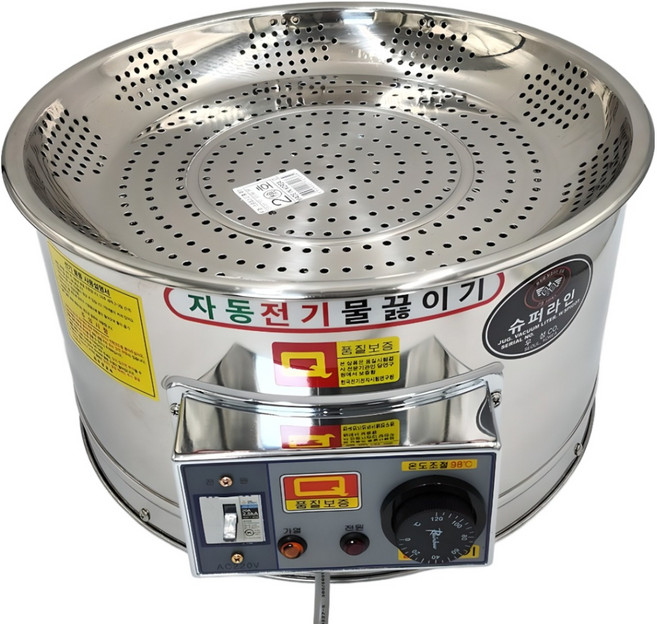 우성금속 업소용 전기 순대찜기 순대기계 순대조리기 3가지사이즈 찜기+채반, 소사이즈+채반