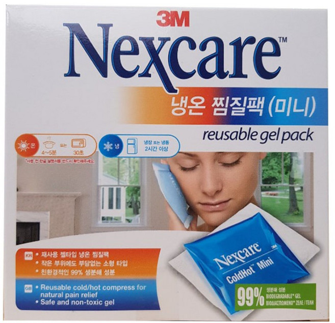 넥스케어 냉온 찜질팩 미니, 4개