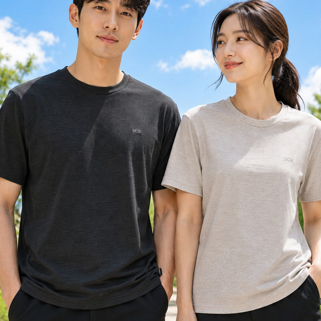 K2세이프티 친환경소재 소로나 기능성 쿨링 반팔티셔츠 오버핏 흡한속건 여름