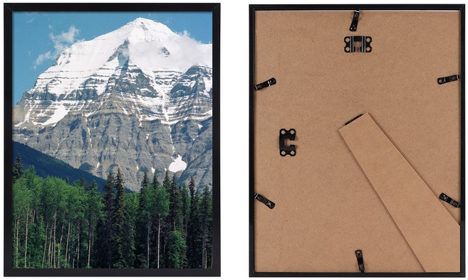 액자 프레임 대형 액자 벽걸이 탁상용 웨딩 결혼식 가족사진, 1개, 블랙