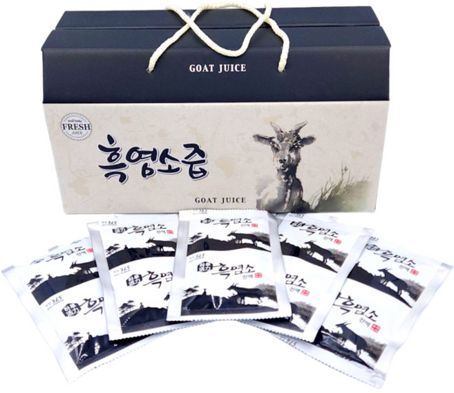 하루활력 무항생제 자연방목 국내산 흑염소진액, 30개, 80ml