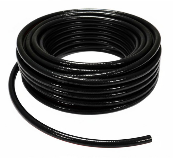 흑고압 편사호스 15(16)mm x30M롤 이끼방지 물호스 흑편사, 1개