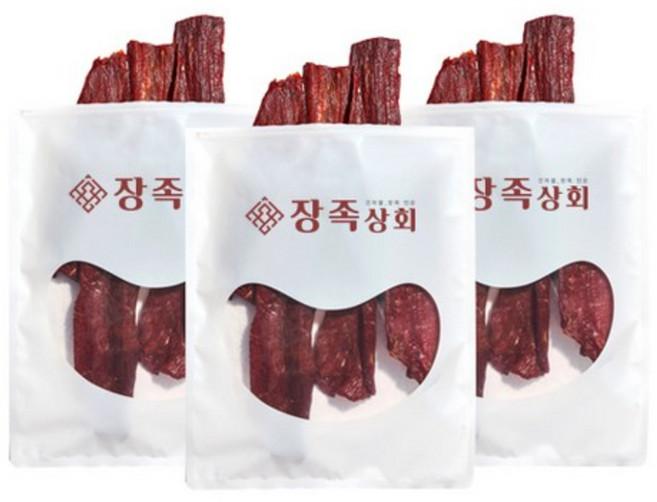 장족상회 명품 쇠고기 궁중 육포 300g(소포장3개), 300g, 4개