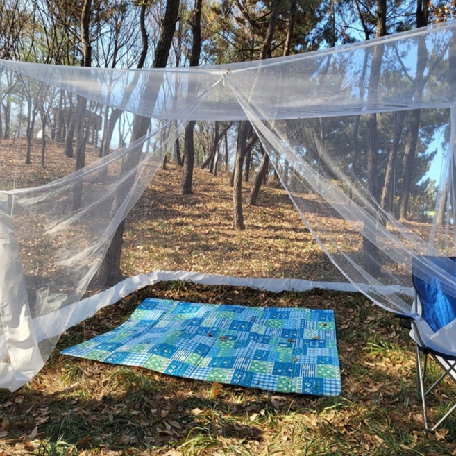 지퍼달린 대형 모기장 10인용 국산모기장 높이210cm 대형 사각 야외 캠핑 모기장, 화이트10인용지퍼모기장(300x400x210), 화이트10인용지퍼모기장(300x400x210)