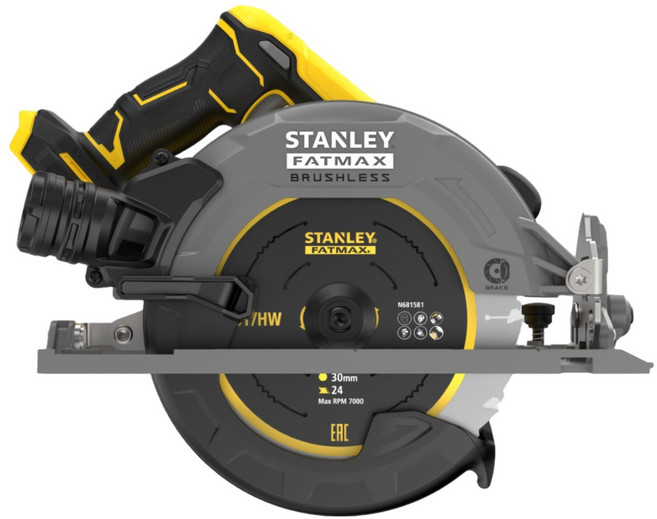 스탠리 SBC551 충전 원형톱 20V 본체 185mm 톱날포함 BL, 1개