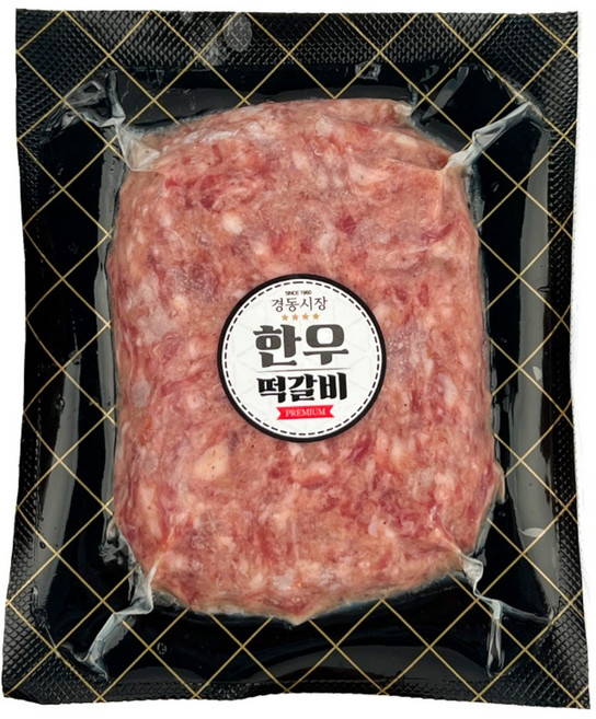 경동시장 한우떡갈비 스테이크 170g, 5개