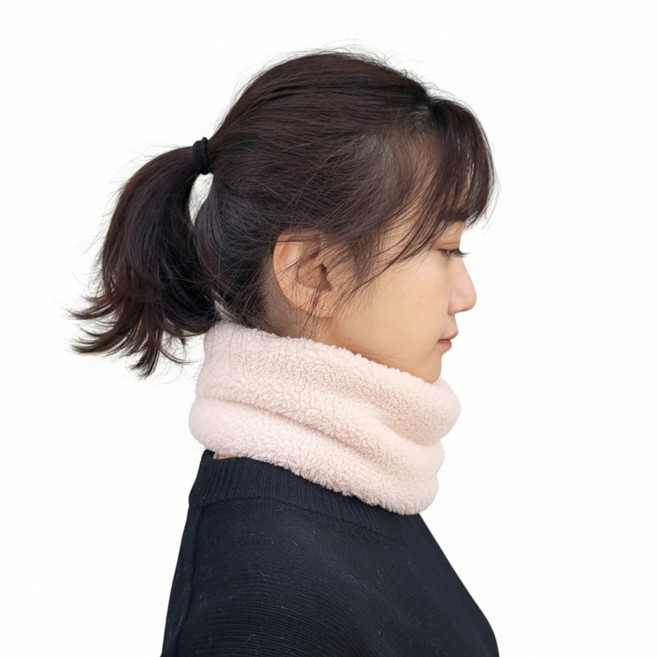 콘티A 겨울 수면 넥워머 멀티스카프 목토시 방한용품 골프 자전거 스키, 화이트