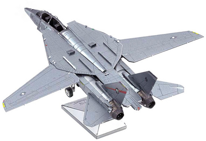 [알꿀밤-메탈퍼즐-밀리터리] F14 톰캣 전투기-컬러, 1개