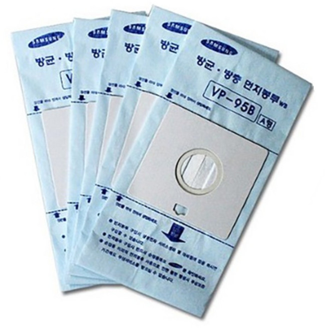 정품 10매 삼성청소기 먼지봉투 VP-95B VC-7491B VC-812A VC-820T VC-824 VC-B715U VC-B810 VC-B830 VC-B840 VC-X822, 10개