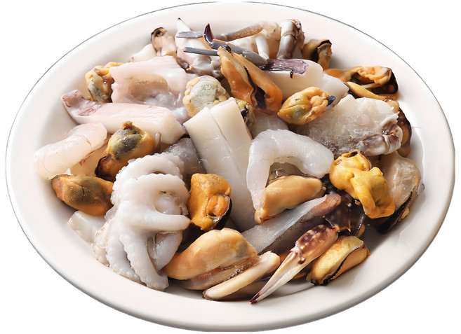 손질 해물프랩 300g (꽃게 쭈꾸미 홍합살 새우살 오징어) 모듬해물 (면세), 1개