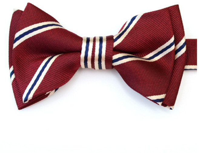 제이유 아동 이중사선 나비넥타이 보타이 3색상