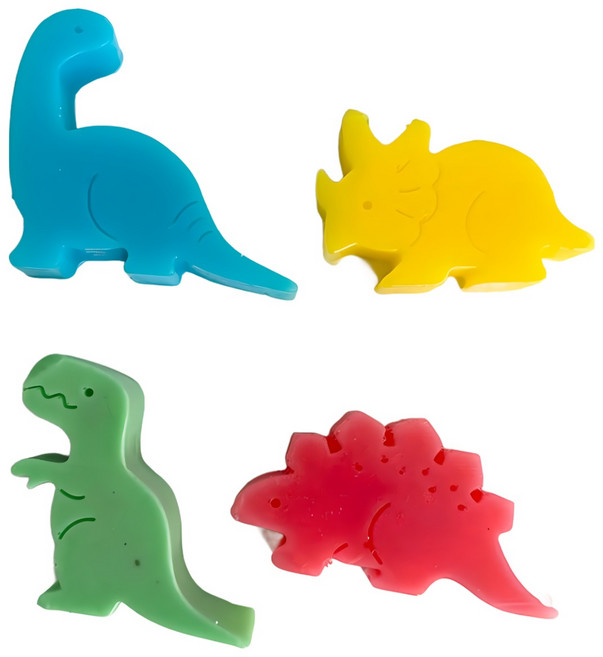 토브가든 공룡비누 4종세트 비누망포함, 2개입, 120g