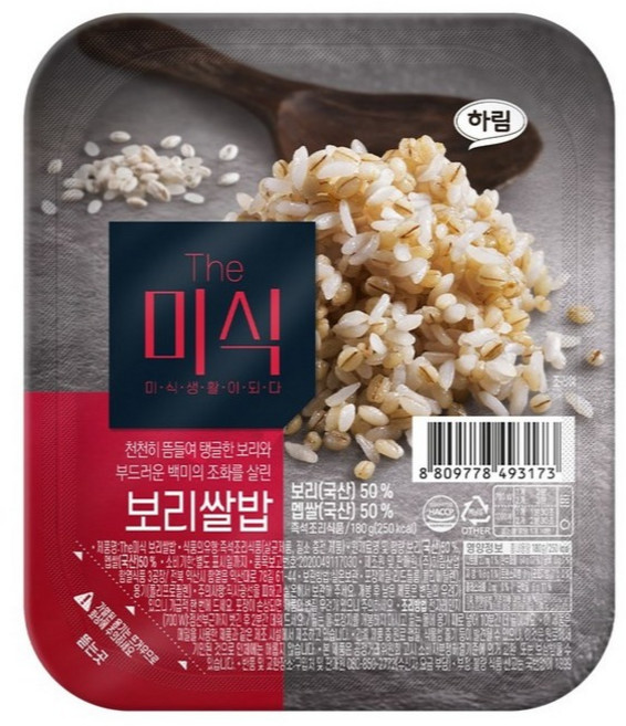 더미식 보리쌀밥, 180g, 48개