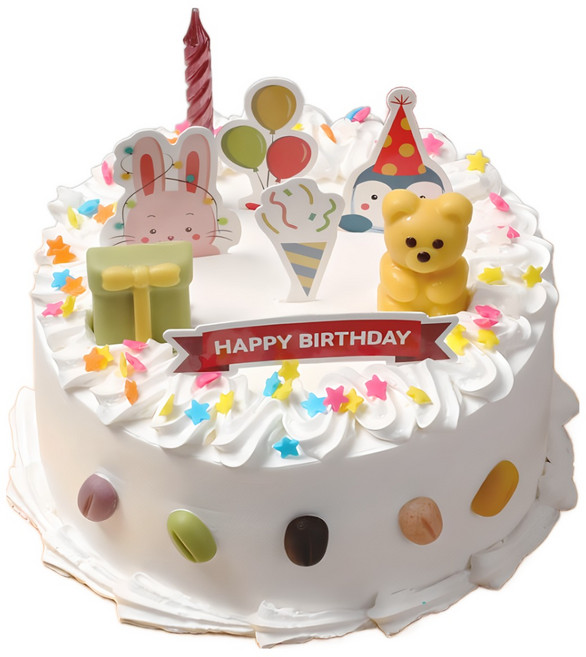 메이드케이크 생일 케이크 만들기 세트 3호 (출고일 지정시 배송메모에 연락처 기재 필수!!), 생일 케이크만들기 3호초코데코, 바닐라시트, 1세트, 710g