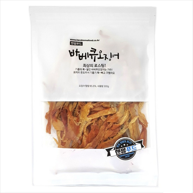 핸썸푸드 페스츄리 바베큐오징어 500g, 1개