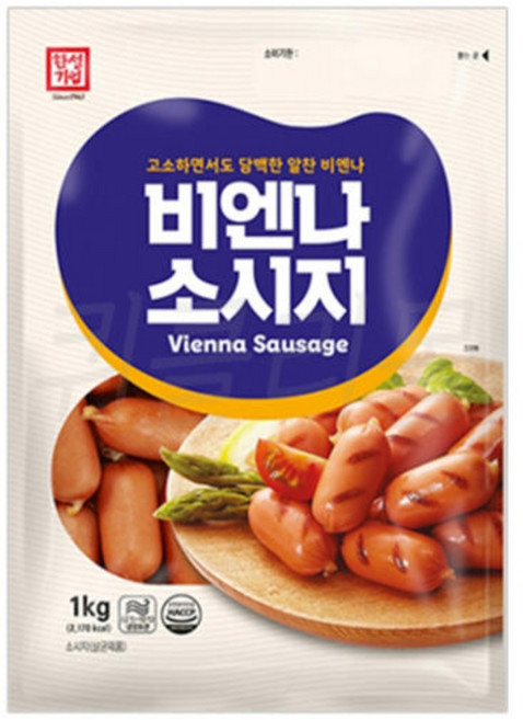 한성 비엔나소시지, 4개, 1kg