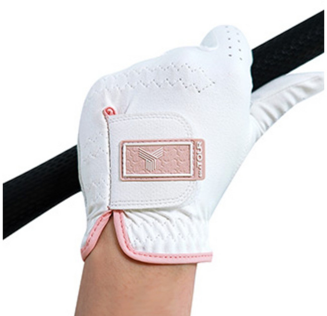 투어골프 빨아쓰는 연습용 골프장갑 프로그립 여성용 3장, TGW-11_세레니핑크/오른손착용3장, 1개