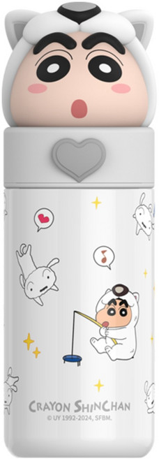 정품 짱구 텀블러 350ml, 1개