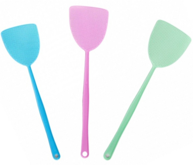 [오소사소] 다용도 파리채 모기 벌레 하루살이 2P, 블루 1세트, 블루