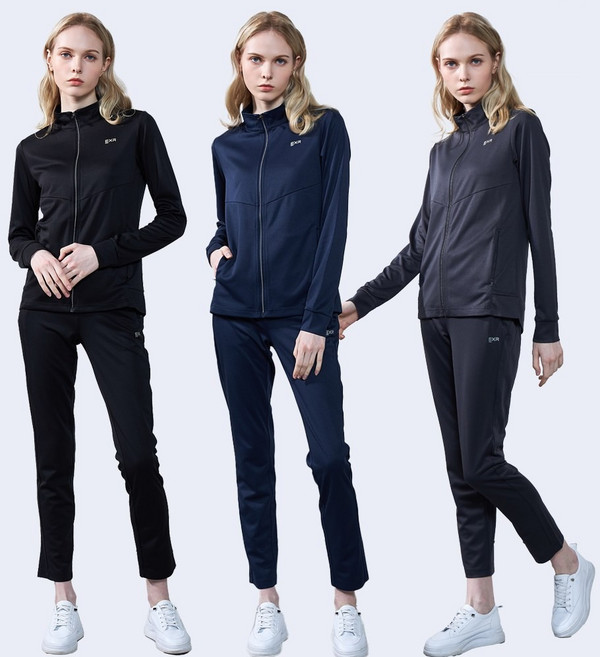 EXR 여성 베이직 에디션 트랙수트 세트 3종택1