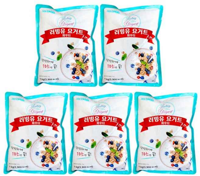 희창 러빙유 요거트 파우더, 1kg, 5개, 1개입