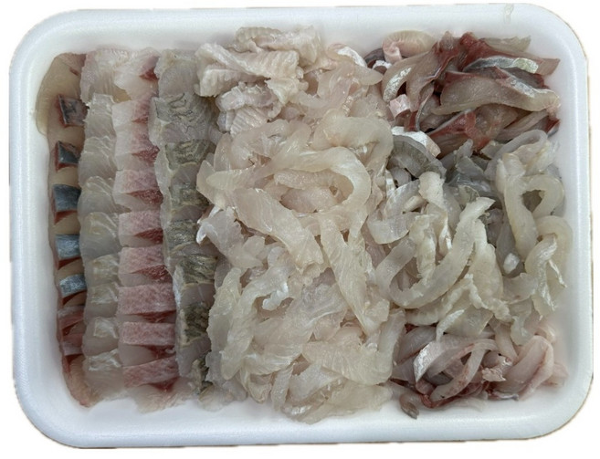국내산 제철생선 모듬회 원물 1.1kg, 모둠회 1.1kg-2인분 (손질만)
