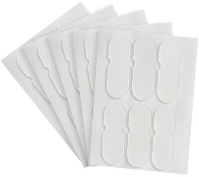 소보치 누운 귀 교정 테이프 엘프 귀 스티커, 60개, 투명색