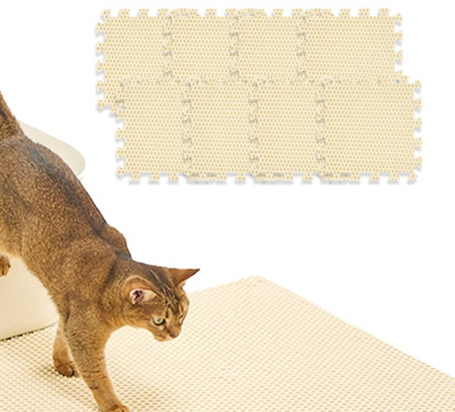 닥터헨로 고양이 모래매트 8피스, 2세트