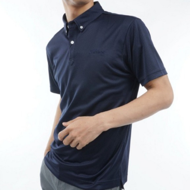 타이틀리스트 TLPMS115J 남성 다이아 자카드 카라 반팔 티셔츠