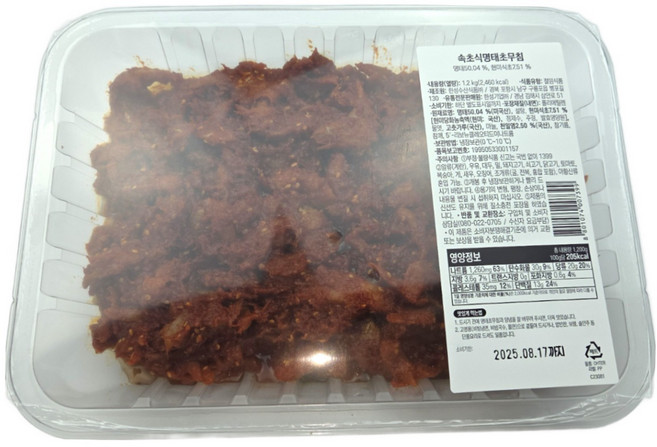 [식자재랜드] 코스트코 속초식명태초무침 1.2kg, 1개