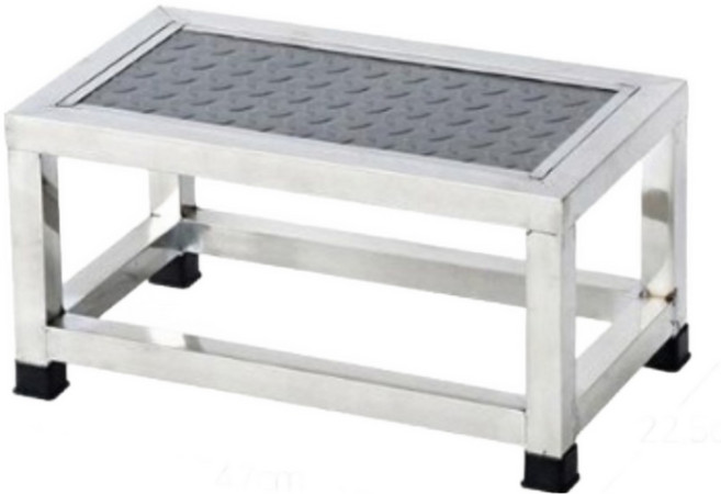 주니톡 계단발판 철제 안전 사다리 1단, 1개