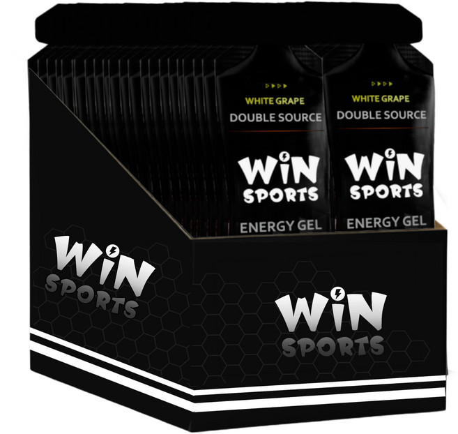 WiNSPORTS 雙效能量果膠 白葡萄風味, 30個, 60ml