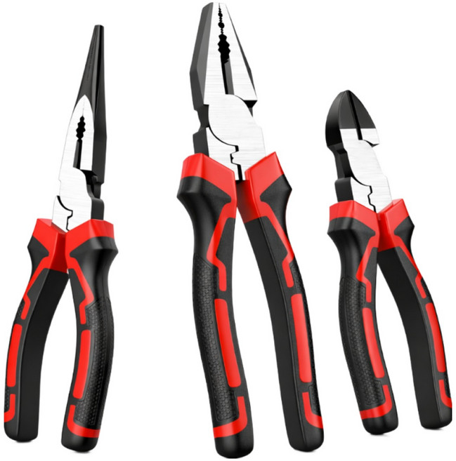 펜치 3종세트 니퍼+펜치+롱노우즈 3종세트, 1세트