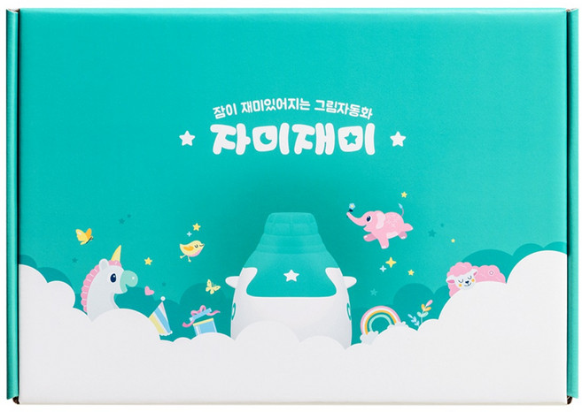 그림자극장 자미재미 유아용 30종 세트(본체+전용휠), 1개